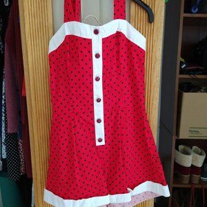 Red/Black polka dot jumper - Hot Topic